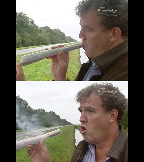 Jeremy Clarkson Taking It Serious And No Doubt Feeling Lifted Jeremyclarkson Topgear Smoking