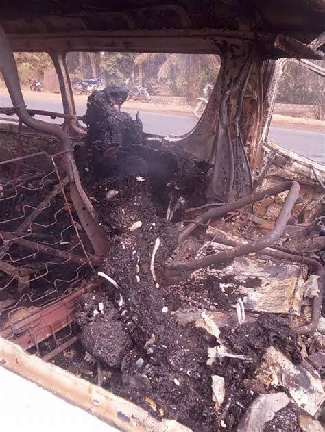 Passengers Burnt Beyond Recognition In Fatal Accident Along Enugu