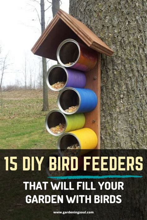 15 Diy Bird Feeders That Will Fill Your Garden With Birds