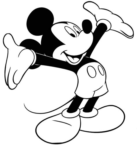 Desenhos Do Mickey Para Colorir E Imprimir Como Fazer Em Casa