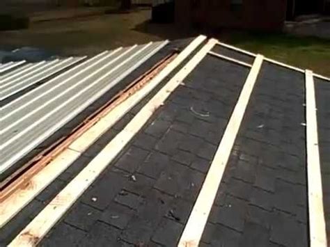Are you install the floors starting on the end metal shingles or metal roofing products treatment for the job. Metal Roofing Over shingles | Diy metal roof, Roofing diy ...