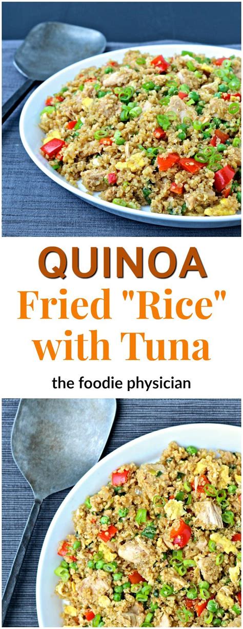 Flake tuna and add to the salad. Quinoa Fried "Rice" with Tuna | Recipe | Fried rice ...