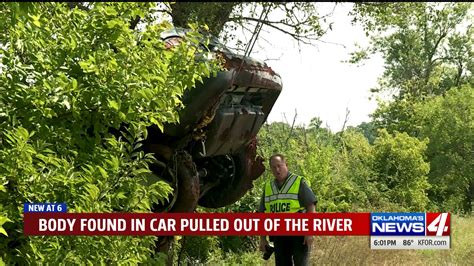 body found inside vehicle in river near lake overholser oklahoma city