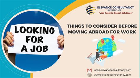 Essential Factors To Consider Before Moving Abroad For Work Your