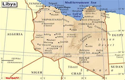 Hrw World Atlas Libya