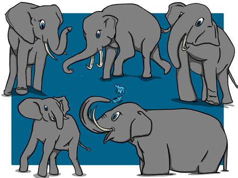 Artstation Elephant Character Sheets