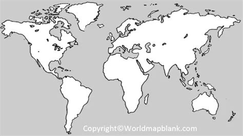 Free Printable Physical World Map Labeled