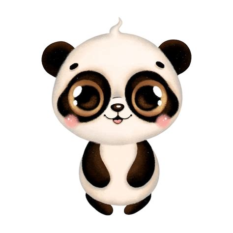 Illustration Of Cute Baby Panda Cartoon Premium Vector Riset