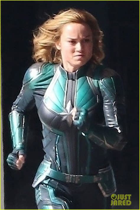 Photo Brie Larson Films A Running Scene For Captain Marvel 05 Photo