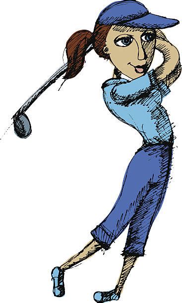 366 lady golfer cartoon illustrations and clip art istock free vector graphics free vector