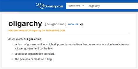 Thread By Philstarnews What Is An Oligarchy