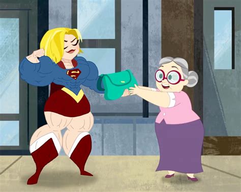 Supergirl Saves The Day Female Muscle Edit By Ducklover4072 On Deviantart