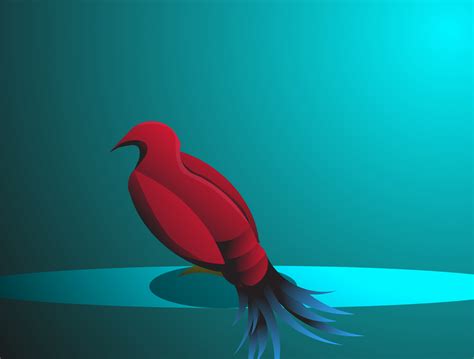 Red Bird Vector By Devartdesign On Dribbble
