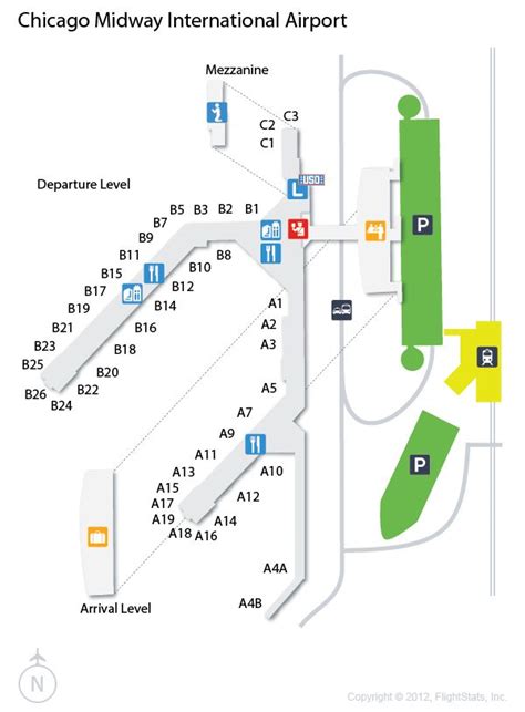 Flightstats Airport Map Chicago Midway International Airport Airport