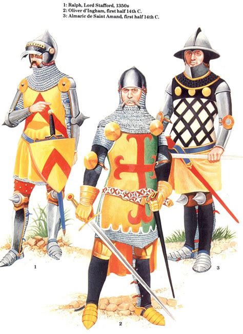 Cavalieri Inglesi Xiv Secolo Medieval Knight Medieval Armor Military