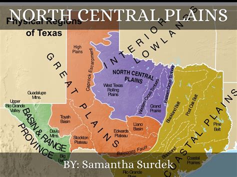 Copy Of North Central Plains By Samantha Surdek