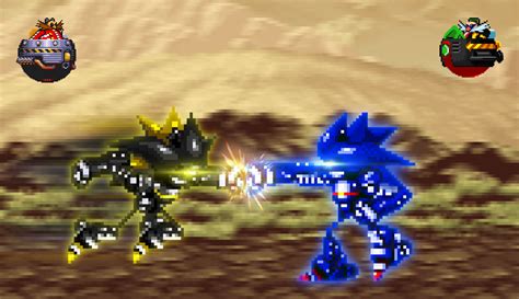 Mecha Sonic Vs Mecha Sonic 30 By Bedehel766 On Deviantart