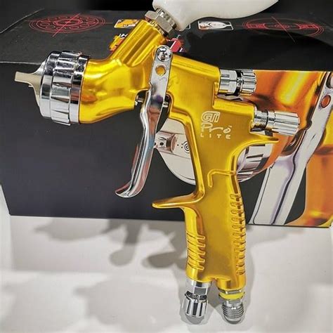 Spray Guns Devilbiss Gti Pro Lite Gold Hv Mm Nozzle Spray Gun