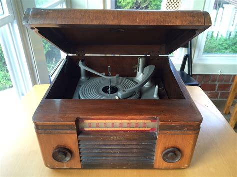 RCA Victor U Radio Record Player Vintage Radio Radio Record Player Record Player