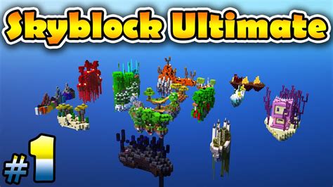 Minecraft Skyblock Ultimate So Many Islands Youtube