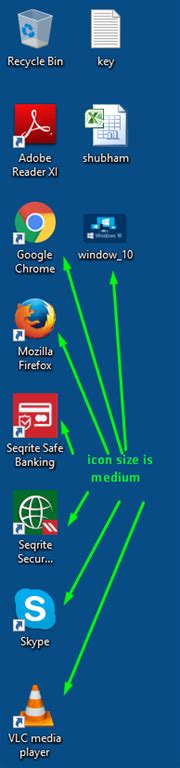 How To Change The Size Of Desktop Icons And Taskbar Icons In Windows 10