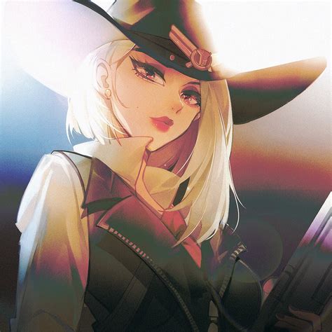 Road 233 Ashe Overwatch Overwatch Overwatch 1 1girl Asymmetrical