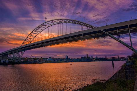 Check spelling or type a new query. Fremont Bridge Sunrise, Portland Oregon. Photograph by ...