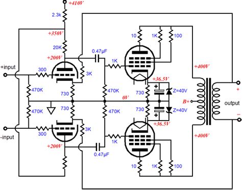 Ps 4 And Ps 5 Tube Power Supplies Valve Amplifier Circuit Diagram