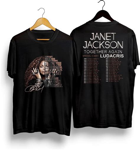 Janet Jackson Together Again Tour 2023 T Shirt Janet Jackson 2023