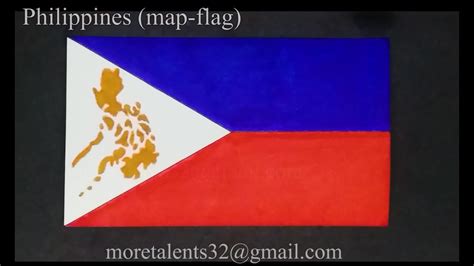 Hybrid Flag Map Of Philippines Mapa Watawat Ng Pilipinas YouTube