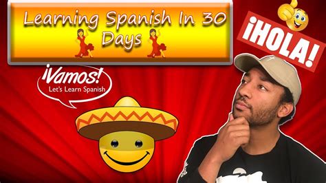 Learning Spanish In 30 Days Baselang Youtube