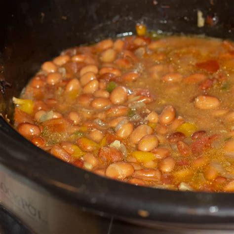 crock pot pinto beans recipe the black peppercorn