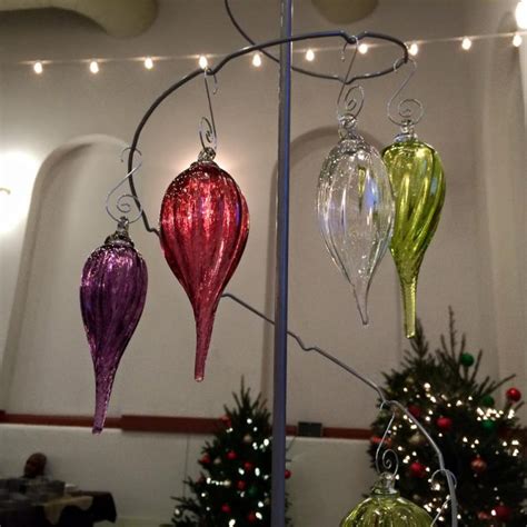 Handmade Blown Glass Ornaments By Wunder Around Eastern Market Dc