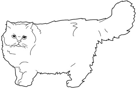 Print these cat coloring pages for your children. Cats Coloring page of a big fat Cat coloring pages
