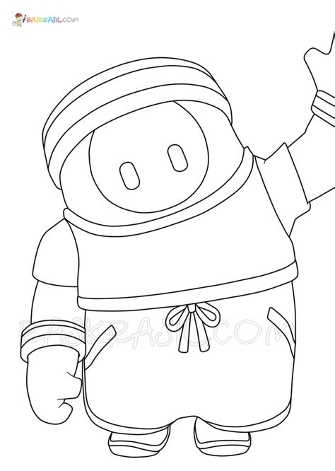 Fall Guys Coloring Pages Print And Color Fall Guy Vrogue Co