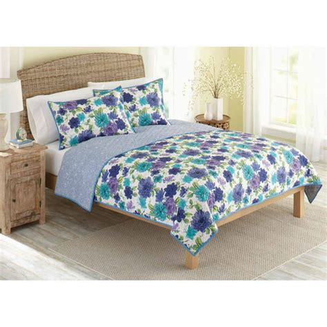 Better Homes And Gardens Quilt Collection Watercolor Floral Walmart