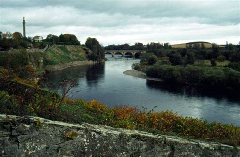 River Tweed Coldstream The Tweed Forms The Border Between England And