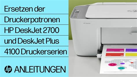 Ersetzen Der Druckerpatronen Hp Deskjet 2700 Und Deskjet Plus 4100