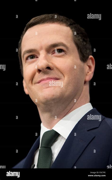 Manchester Uk 5th October 2015 The Rt Hon George Osborne Mp First