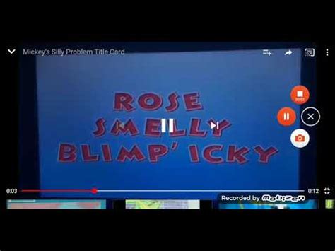 Get some color up in yo world friends! Rose Smelly Blimp' Icky Title Card - YouTube