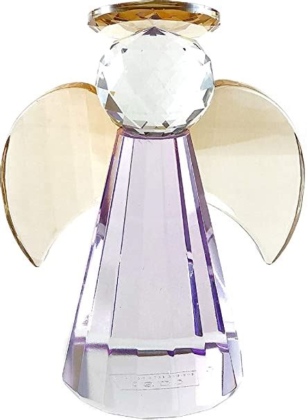 Simon Designs Crystal Angel Violet Figurine Amazonca Home
