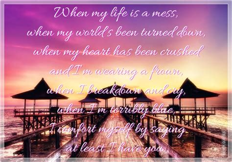 When My Life Is A Mess Silver Quotes