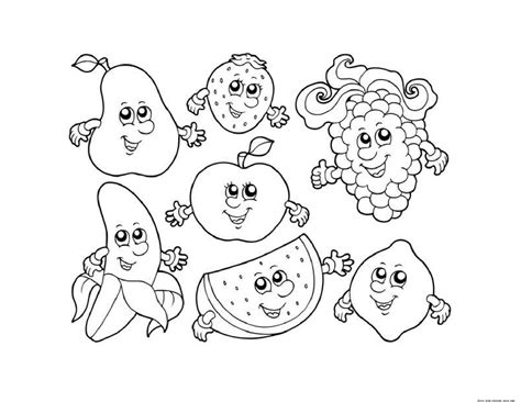 Coloriage Fruits