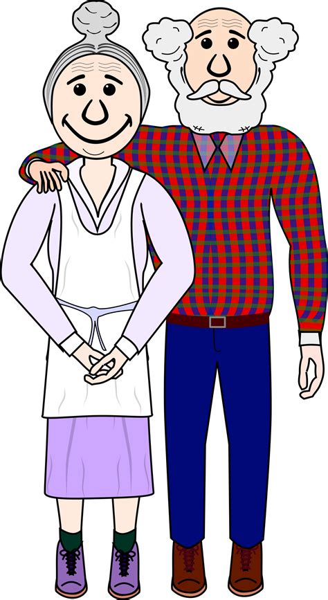 Elderly Cartoon Of Couple Clipart Free Download On Clipartmag