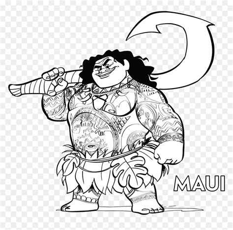 15 Drawing Moana Maui For Free Download On Mbtskoudsalg - Maui With