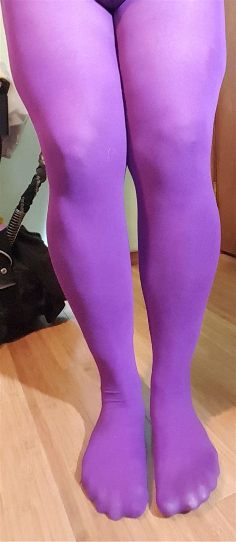 Pin By Linda Moon On Stockings Purple Tights Stocking Tights Tights