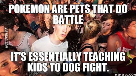 Pokemon Teaches Us Dog Fighting Is Okay 9gag