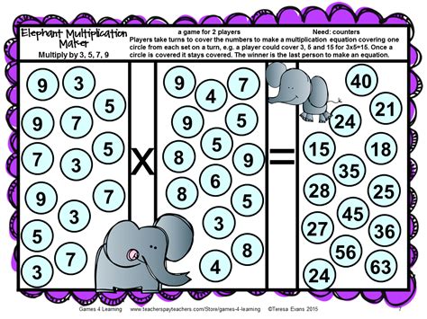 I want to share 8 fun multiplication games that you can use in your math centers. Fun Games 4 Learning: May 2015