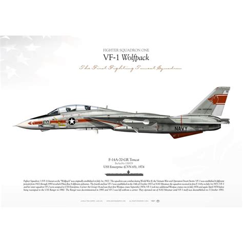 F 14a Tomcat 106 Vf 1 Wolfpack Tc 214 Aviationgraphic