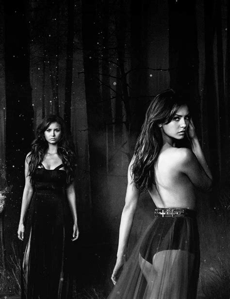 Nina Dobrev The Vampire Diaries Season 5 Promo Shoot Katherine Pierce And Elena Gilbert Fan